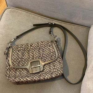 Coach snakeskin crossbody (medium)